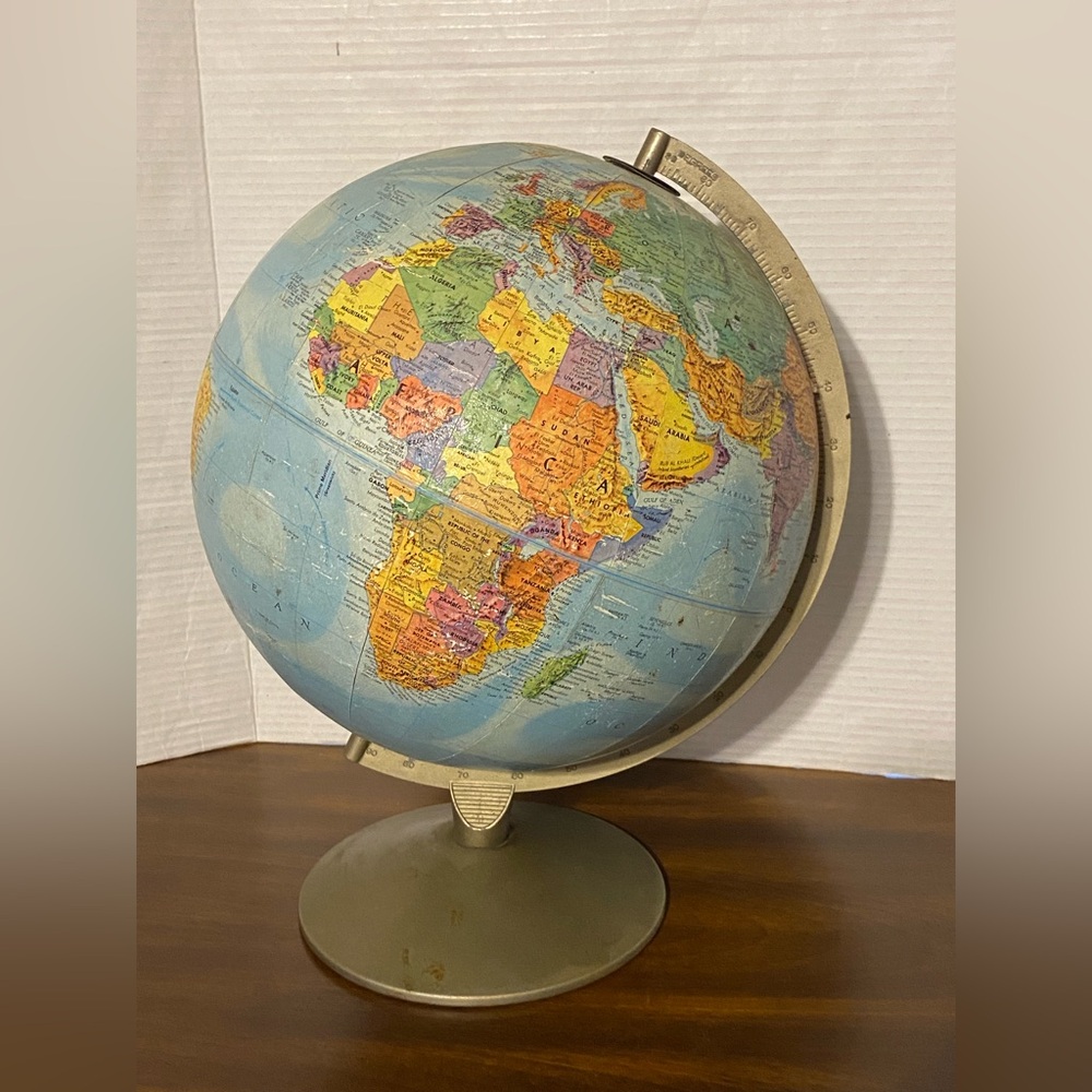 VTG Replogle Stereo Relief Globe made in the USA